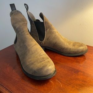 Guilty Soles faux leather booties